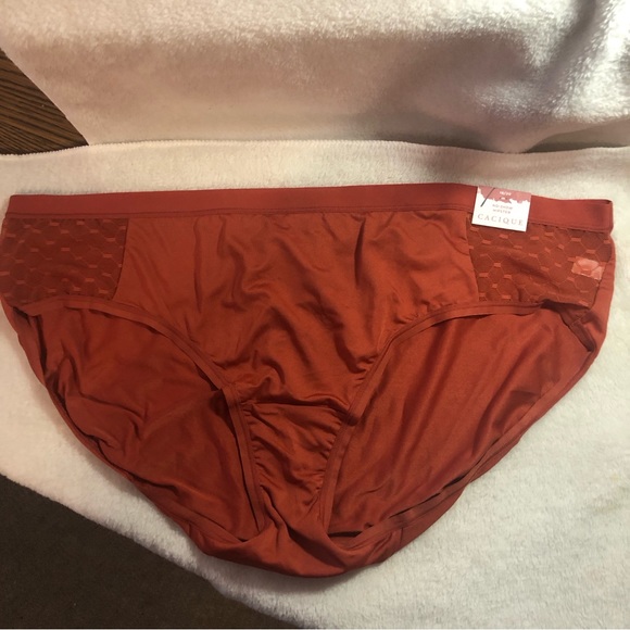 Lane Bryant Cacique plus size 18/20 terracotta no show hipster panties - Picture 1 of 8